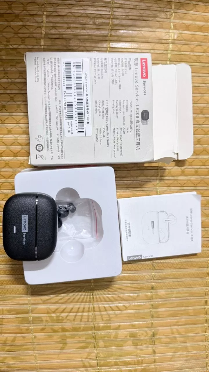 Tai nghe Lenovo LE208 AI hộp sạc Type-C