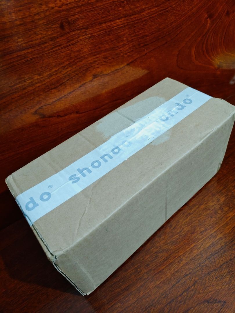 Sandal Shondo quai tháo đế xám phối đen