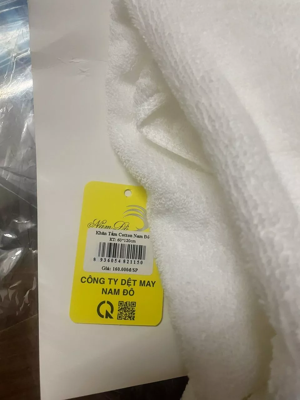 Bề mặt khăn tắm cotton