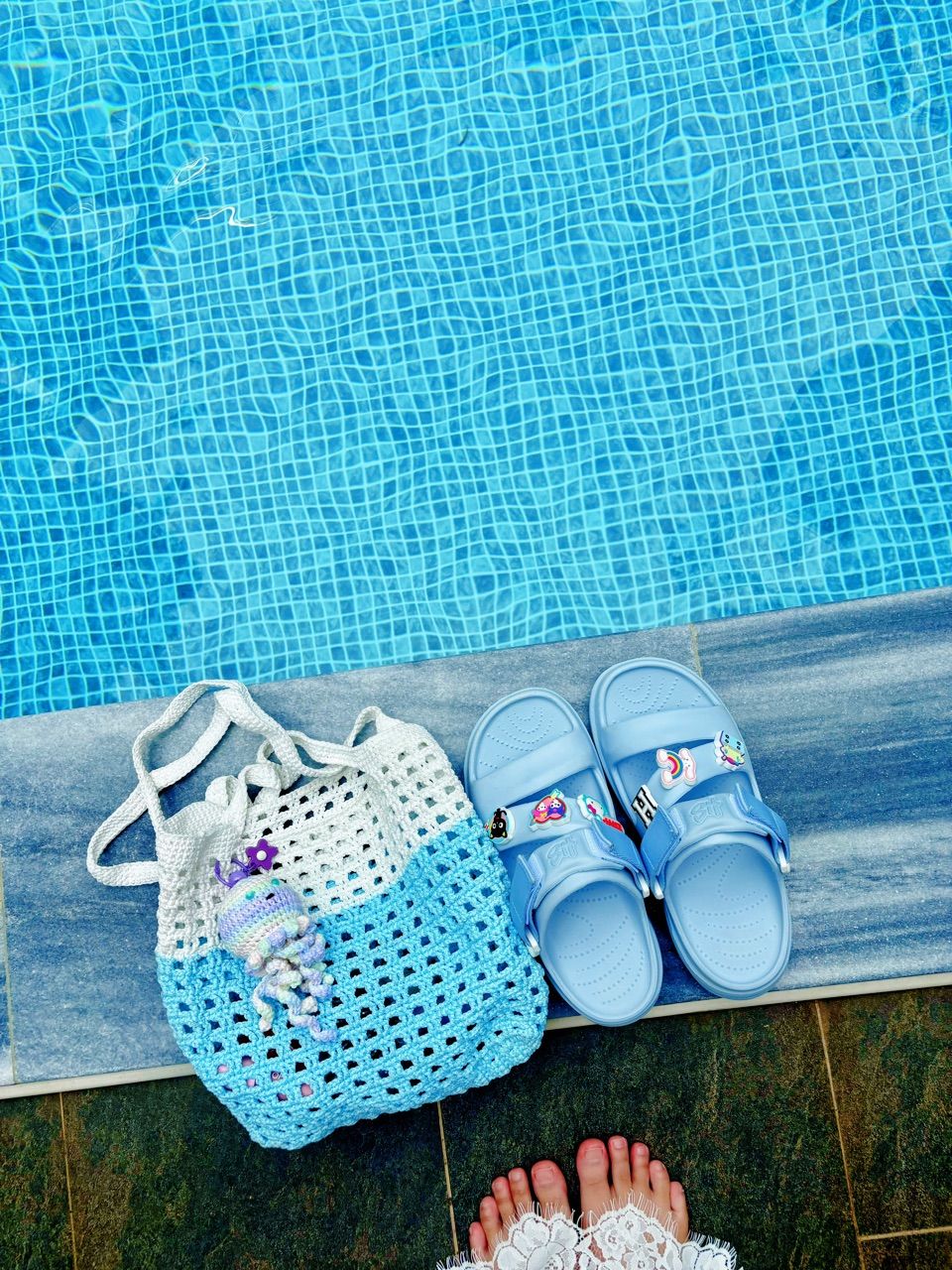 Sandal Shondo FX màu xanh da trời