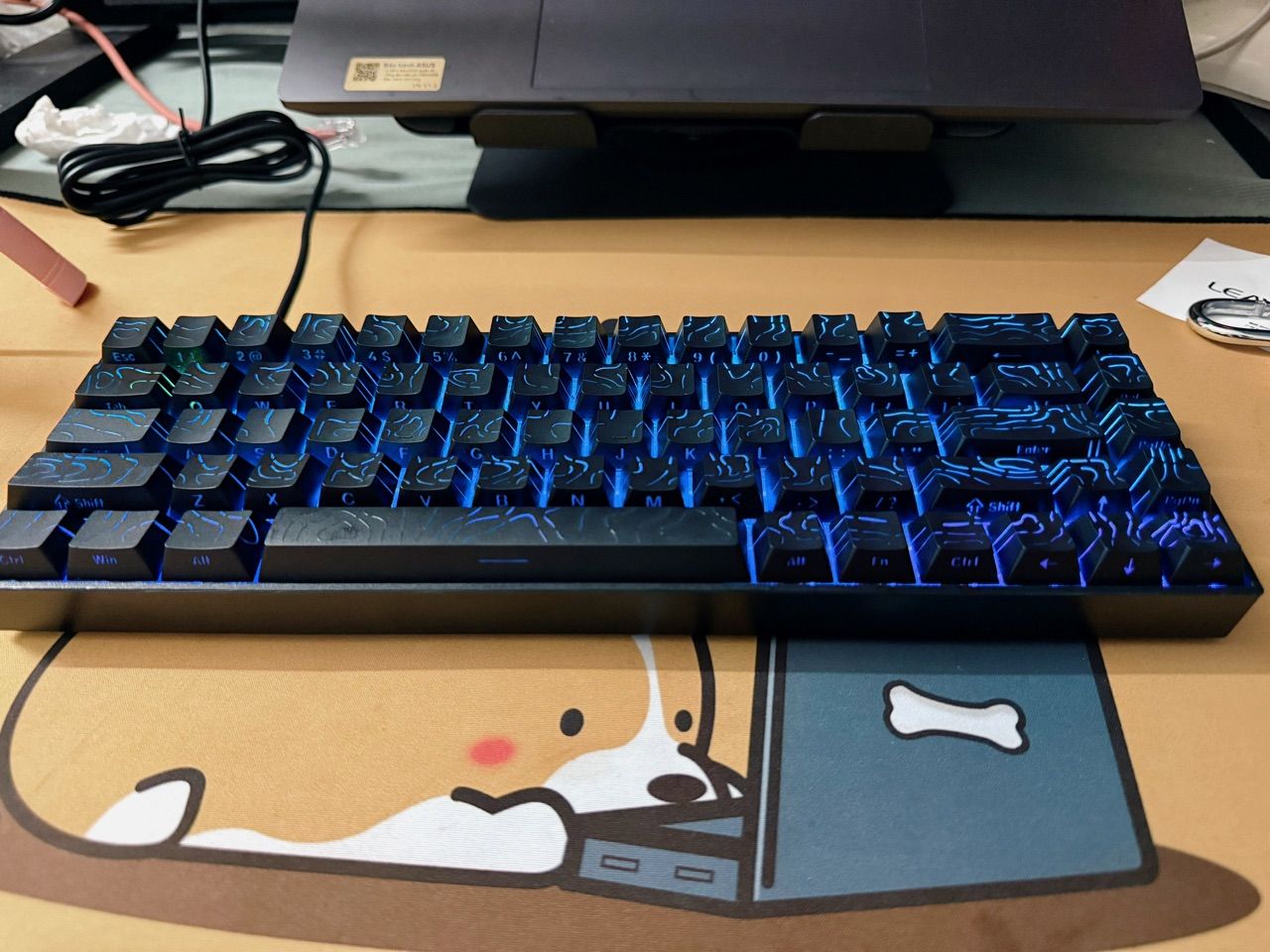 Chi tiết keycap Contour ToPo GRAPHIC