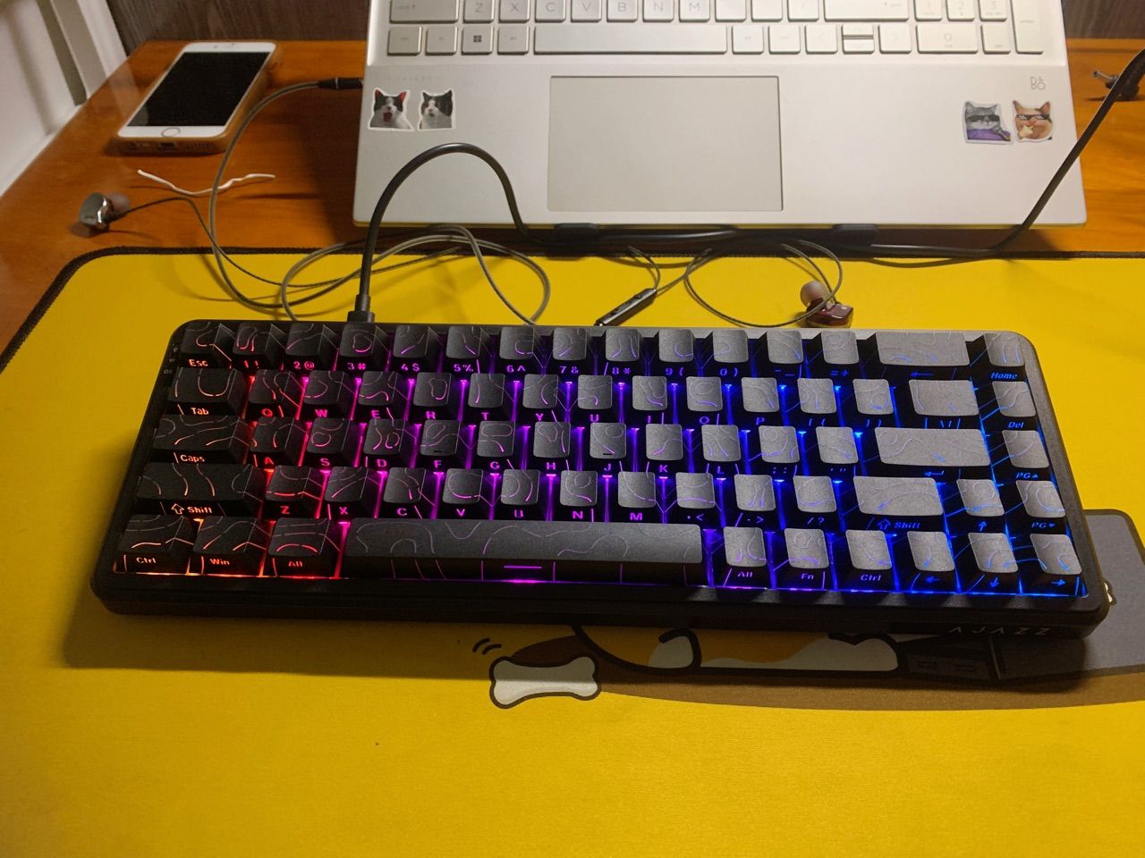 AJAZZ AK680 layout 68 phần trăm