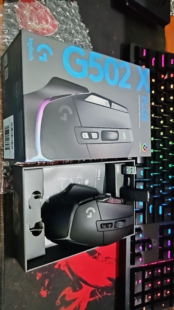 Các nút điều khiển trên chuột Logitech G502 X PLUS
