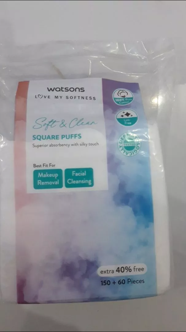 Chi tiết bông tẩy trang Watsons