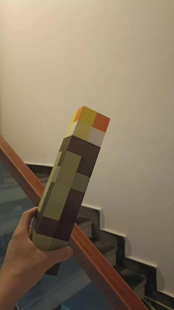 Đèn Minecraft decor phòng sạc Type-C