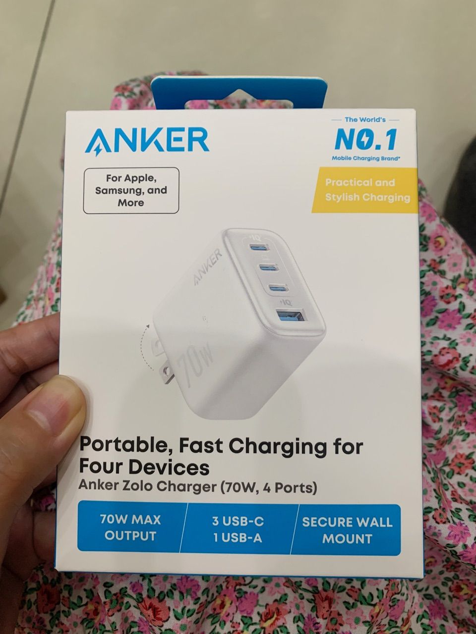 Bộ sạc Anker 4 cổng
