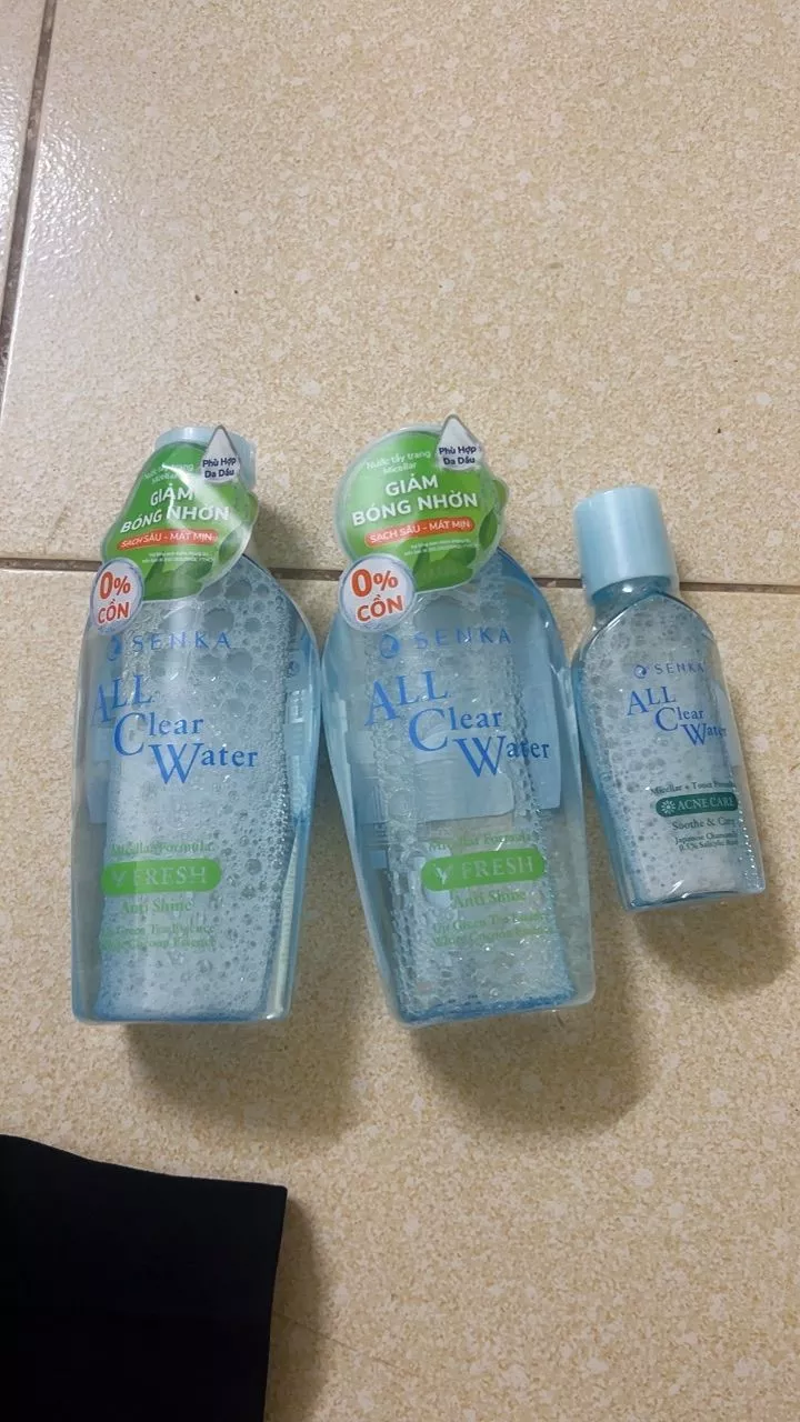 Sản phẩm tẩy trang Senka All Clear Water Fresh