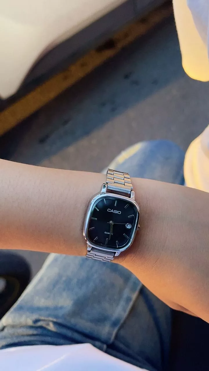 Đồng hồ cặp Casio A138 nam nữ dây thép không gỉ