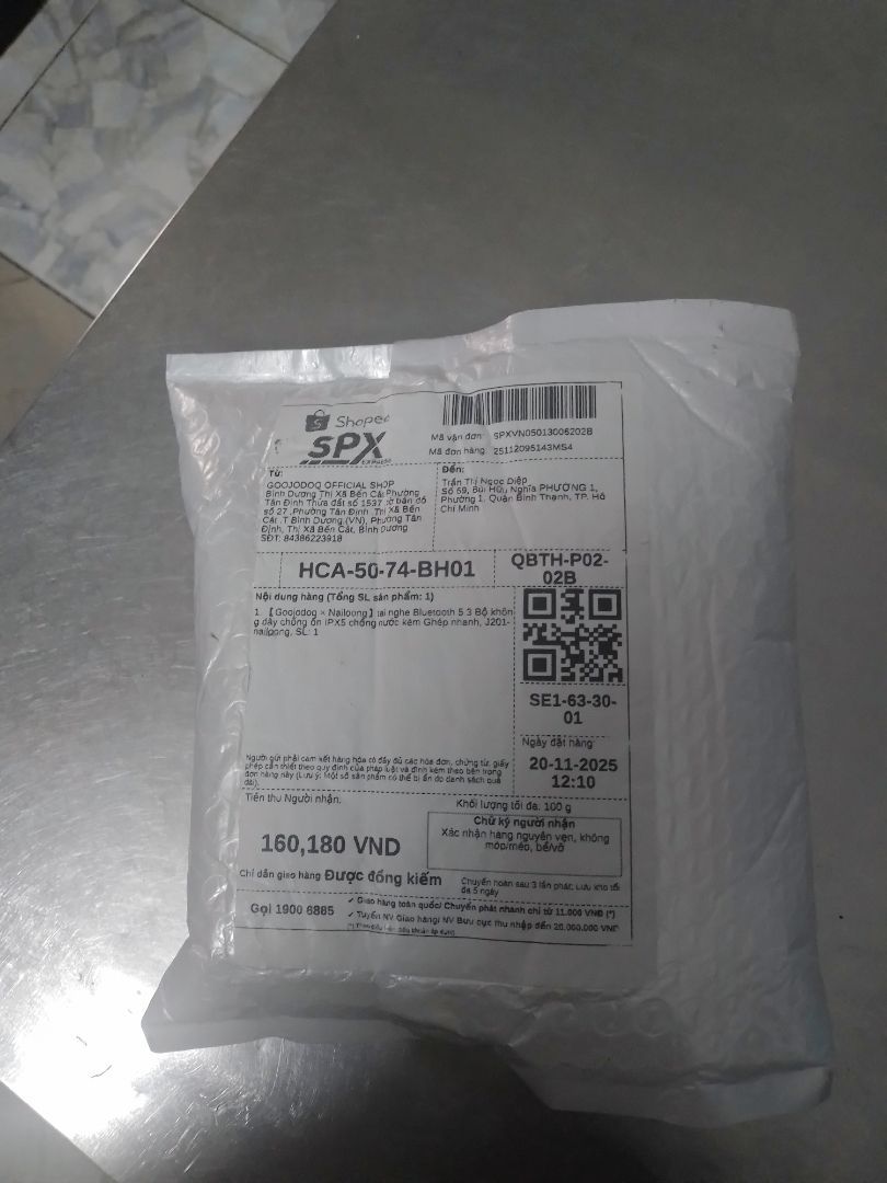 Hộp sạc tai nghe Bluetooth
