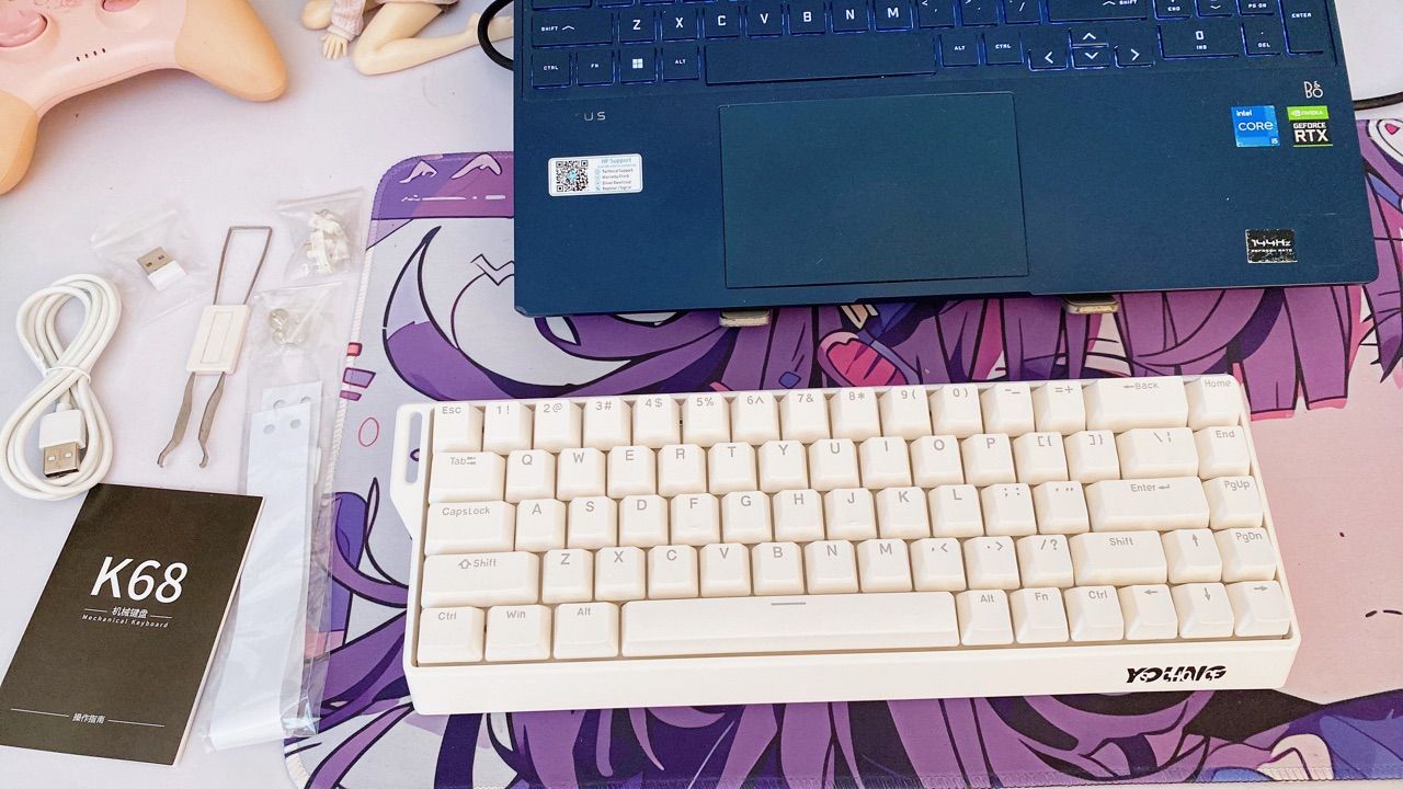 Thiết kế nhỏ gọn của bàn phím ATAS K68D