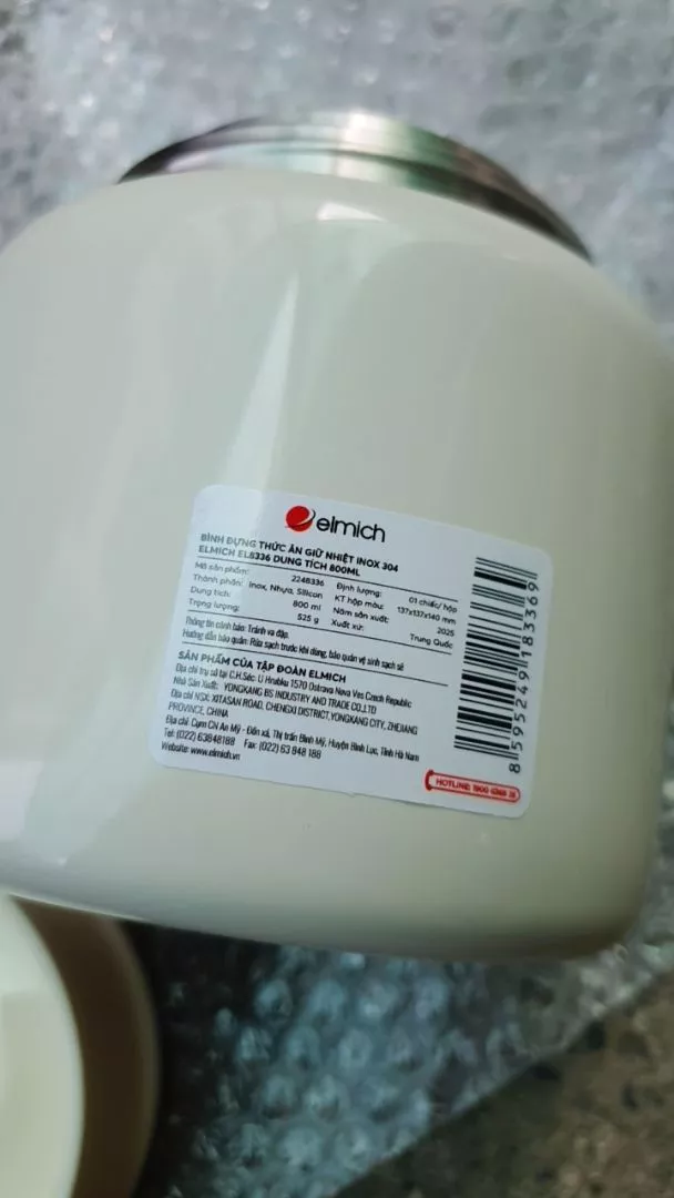 Chi tiết nắp bình Elmich