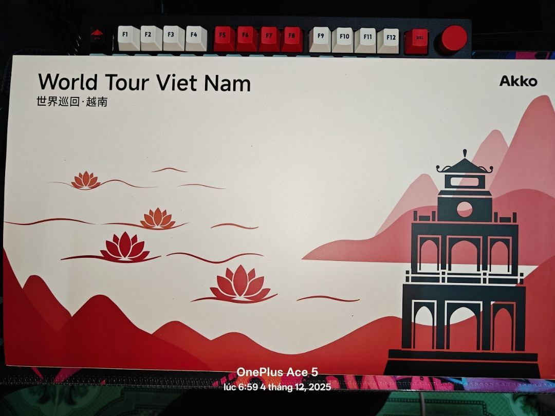 Thiết kế bàn phím AKKO phiên bản Việt Nam