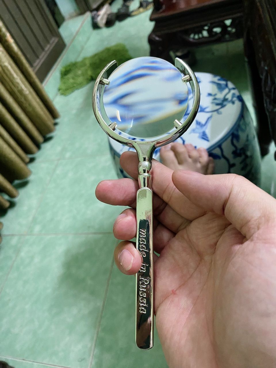 Kính lúp của nga phóng đại 8 lần đường kính 60mm - ảnh 6