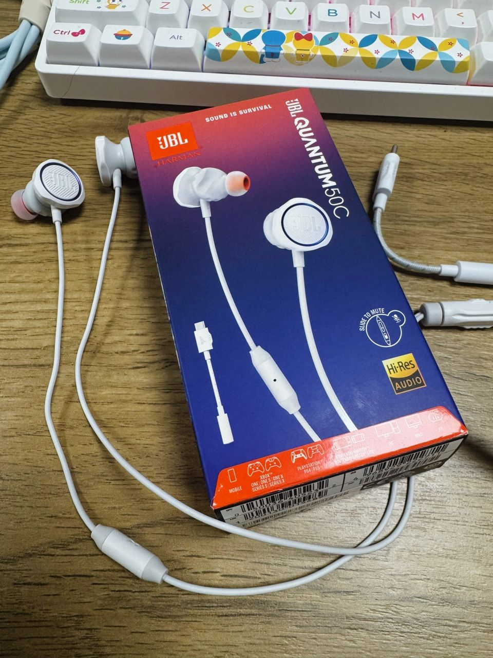 Điều khiển trên dây JBL Quantum 50C