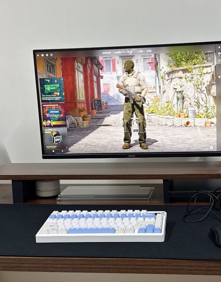 Màn hình và núm xoay trên AULA Nova75