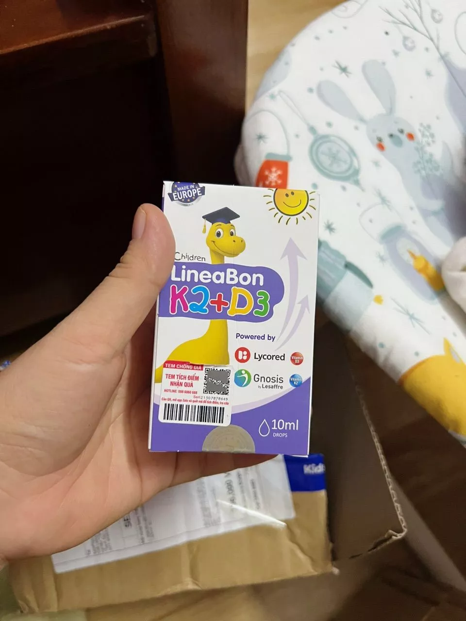 Hình ảnh Vitamin D3K2 Lineabon