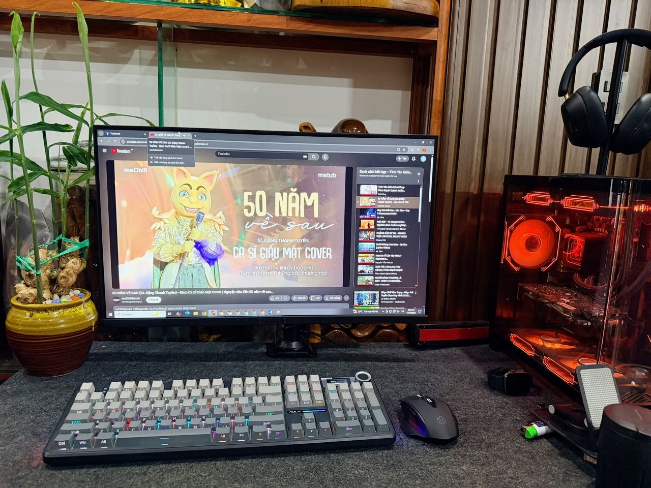 Màn hình TFT trên AULA F108 Pro