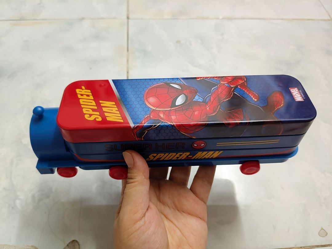 Hộp Đựng Bút Hình Tàu Hỏa 2in1 Cho Bé Kèm Đầu Gọt Bút Chì Xe - ảnh 5