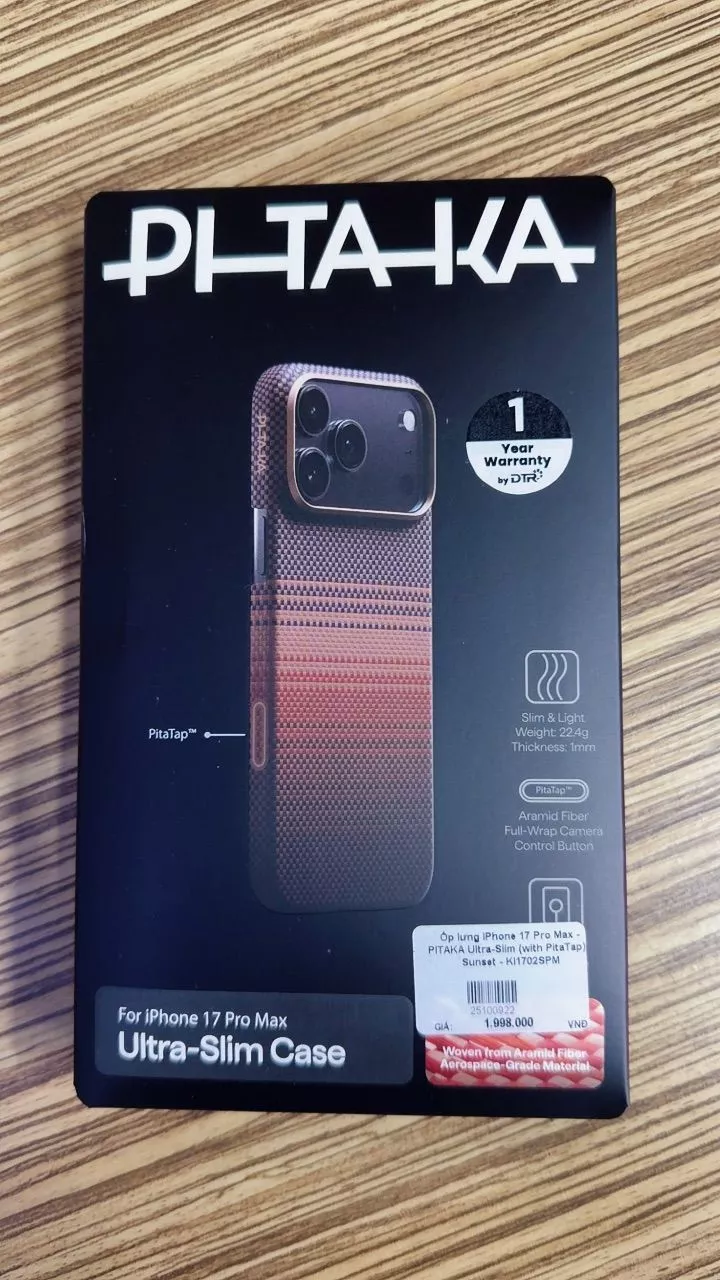 Ốp Pitaka Ultra-Slim with PitaTap nút điều khiển camera