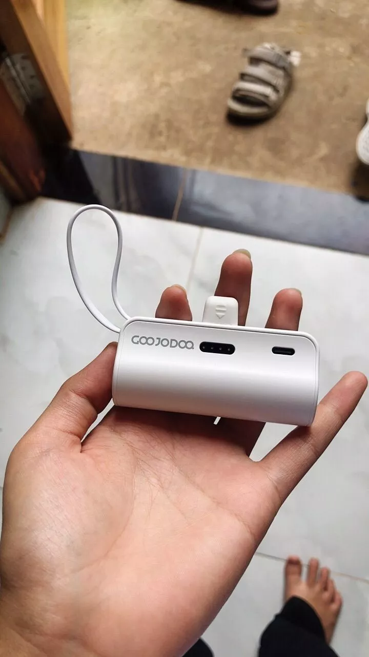 GOOJODOQ mini power bank gọn nhẹ mang theo