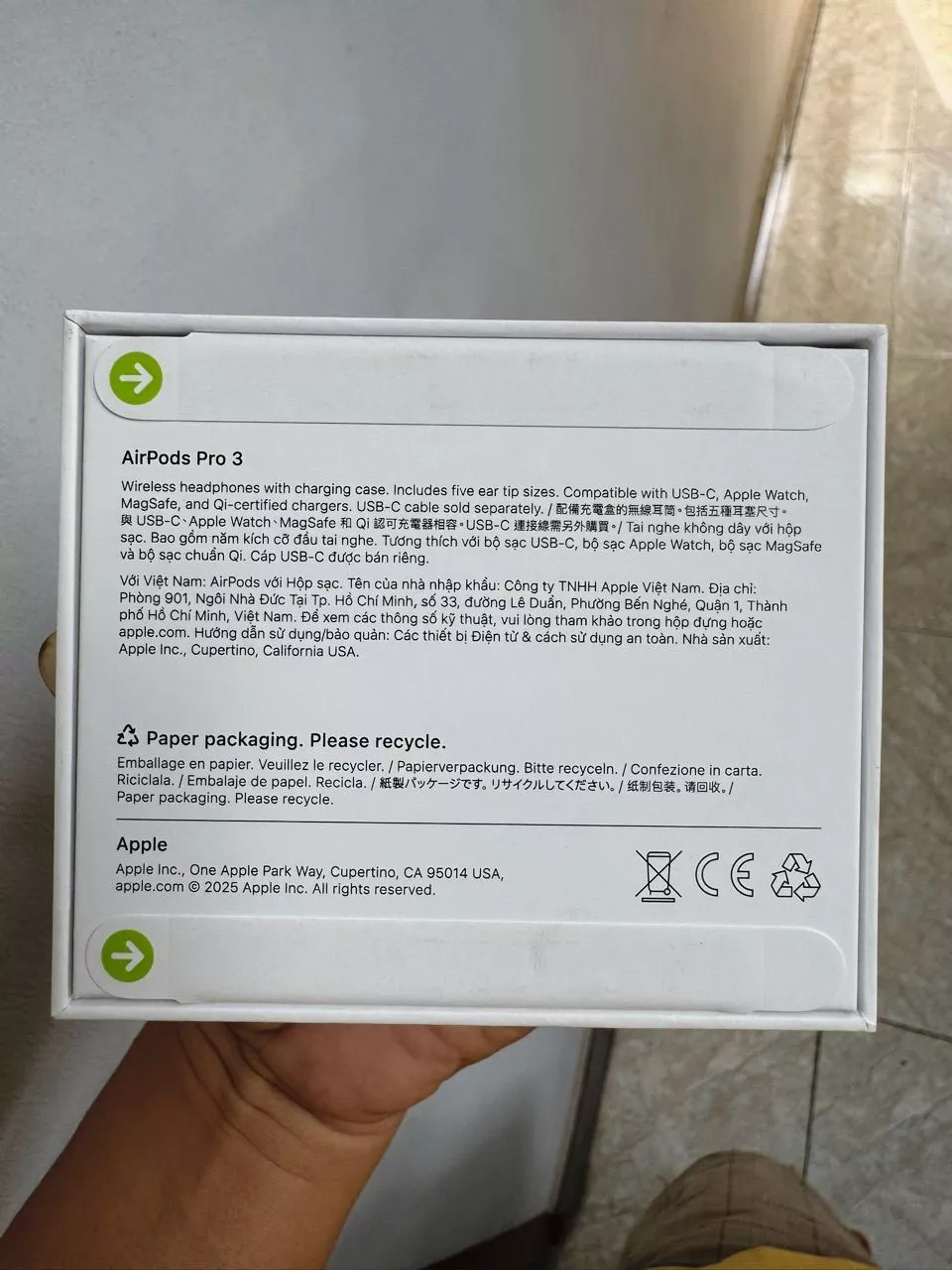 Tai nghe Apple AirPods Pro 3 - chi tiết sản phẩm