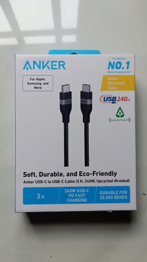 Cáp USB-C to USB-C Anker