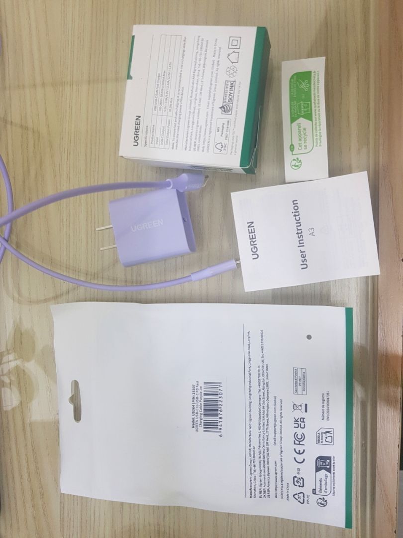 Bộ sạc tường USB-C UGREEN