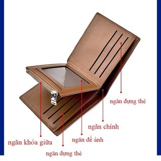 Quà tặng ba, gia đình ,người thương, bạn bè,.. full hộp theo kèm - Ví da nam thời trang cao cấp