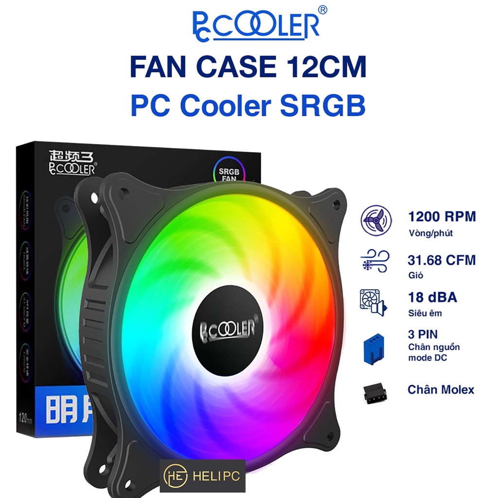 Qu T T N Nhi T Fan Case Pc Cooler S Rgb Fan Case Cm Fan Led M Y T Nh Pin V Ch N Molex