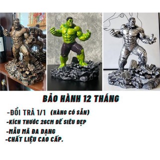 Mô hình Hulk kích thước 26cm, nặng 3kg có kèm đế siêu đẹp, chất liệu cao cấp ( Hàng có sẵn )