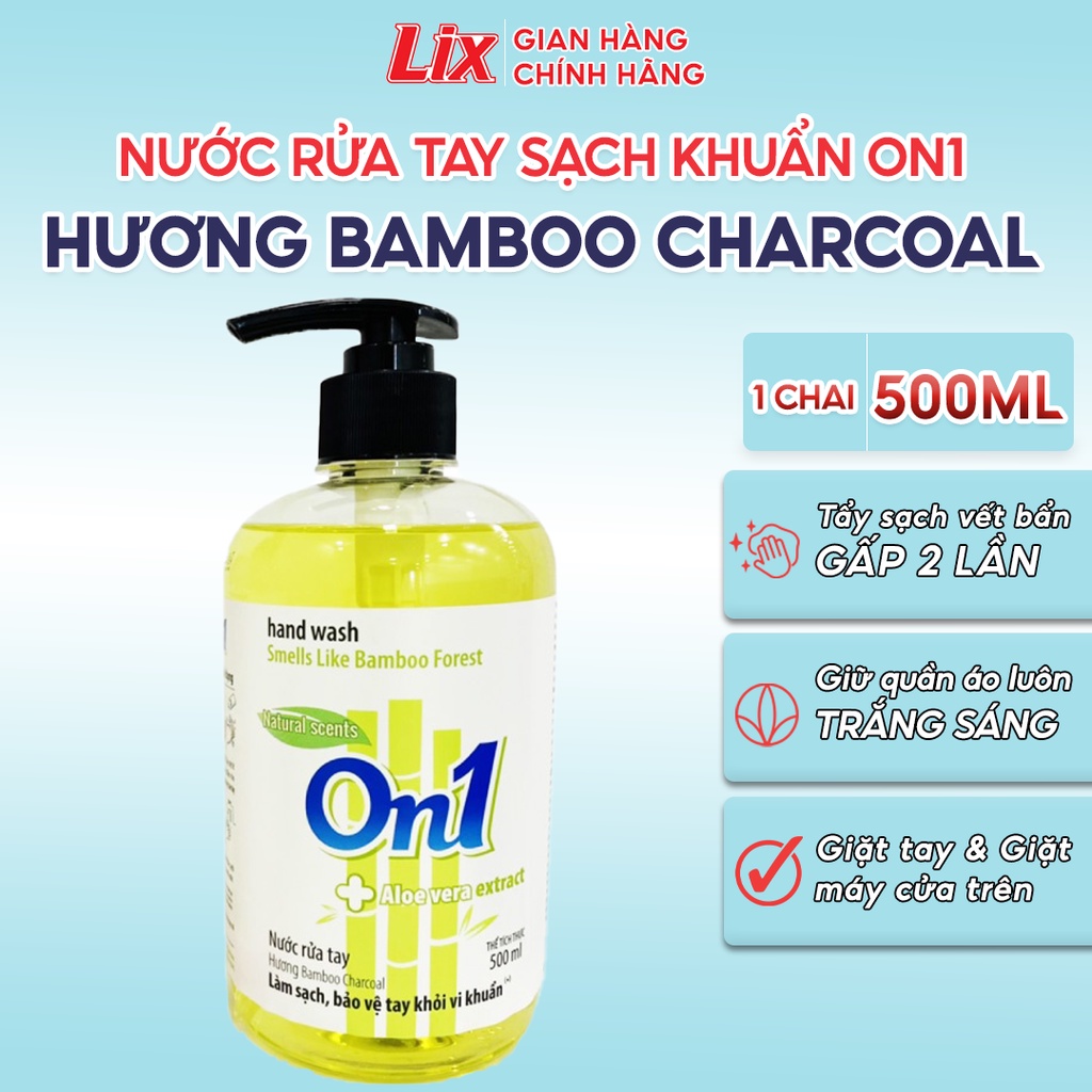 Ảnh Nước rửa tay sạch khuẩn On1 500ml RT507 hương BamBoo Charcoal CH20 2