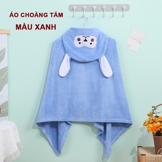 Khăn tắm cho bé, khăn choàng tắm có mũ, áo choàng tắm cho bé đi biển