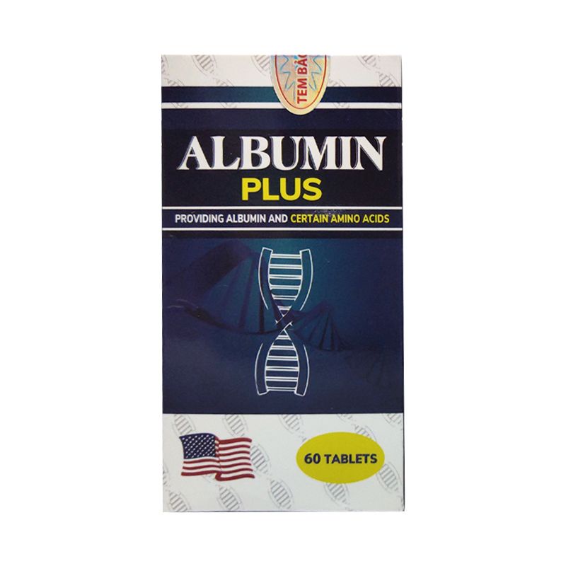 Viên Đạm ALBUMIN PLUS - MỸ. Hộp 60 Viên - Giúp bổ sung dinh dưỡng toàn ...