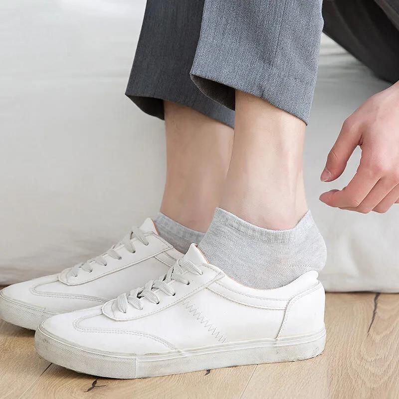 Tất vớ cổ ngắn nam nữ chât liệu cotton co giãn bốn chiều, phong cách đơn giản dễ phối đồ - Ekiu Shop