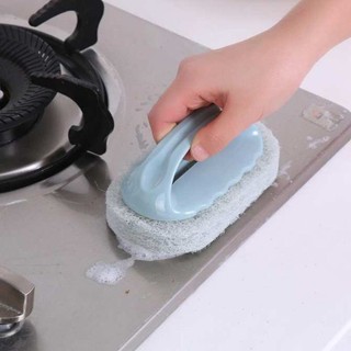 Bàn chải vệ sinh nhà bếp, bàn chải bọt biển có tay cầm lau chùi bếp, nhà tắm đa năng
