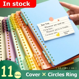 1 Vỏ Bọc Sách Bằng Nhựa PP Trong Suốt Nhiều Màu Có Thể Thay Thế Cho Văn Phòng / Trường Học A4 A5 B5
