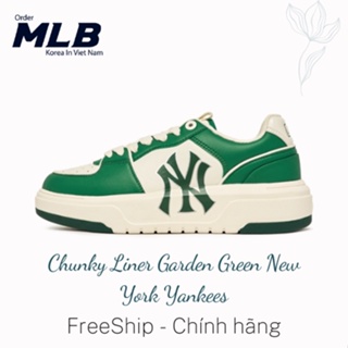 Giày MLB Chunky High New York Yankees “Black” Giá Cực Sốc