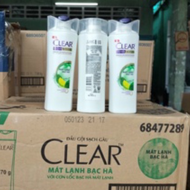 Dầu Gội Clear Sạch Gàu 380ml Mát Lạnh Bạc Hà 3x Sức Mạnh Đánh Bay Gàu, Ngứa, Vi Khuẩn