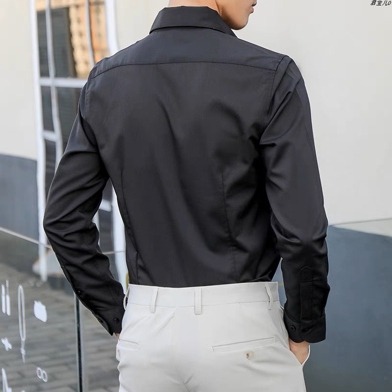 Áo Sơ Mi BUTTON - DOWN Tay Thường Cổ V Lịch Lãm, Tinh tế, Form Slimfit Hàn Quốc - SHINGHAI