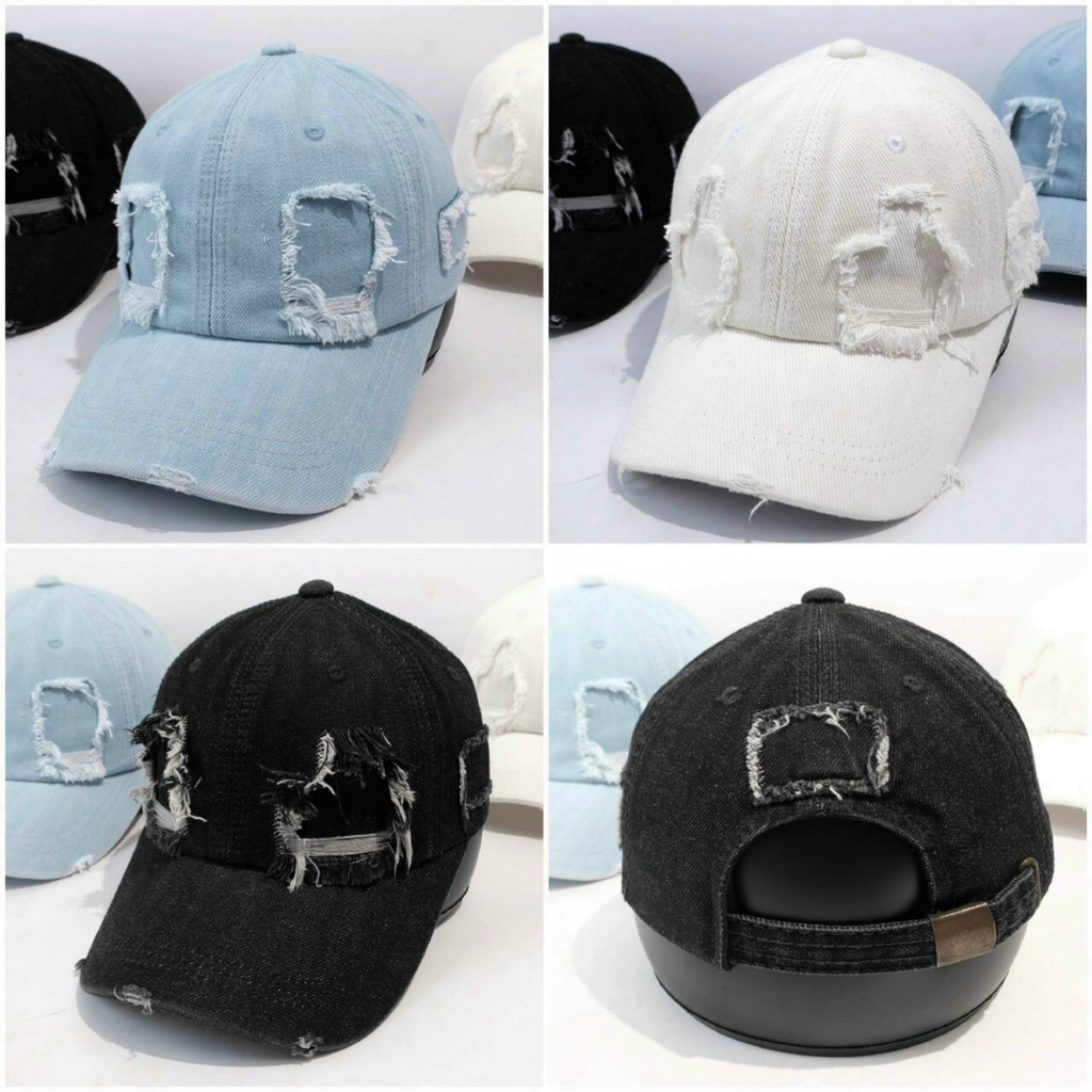 Mũ Lưỡi Trai Jean Rách Cao Cấp /Nón Kết Nam Nữ Xuất Khẩu | Shopee Việt Nam