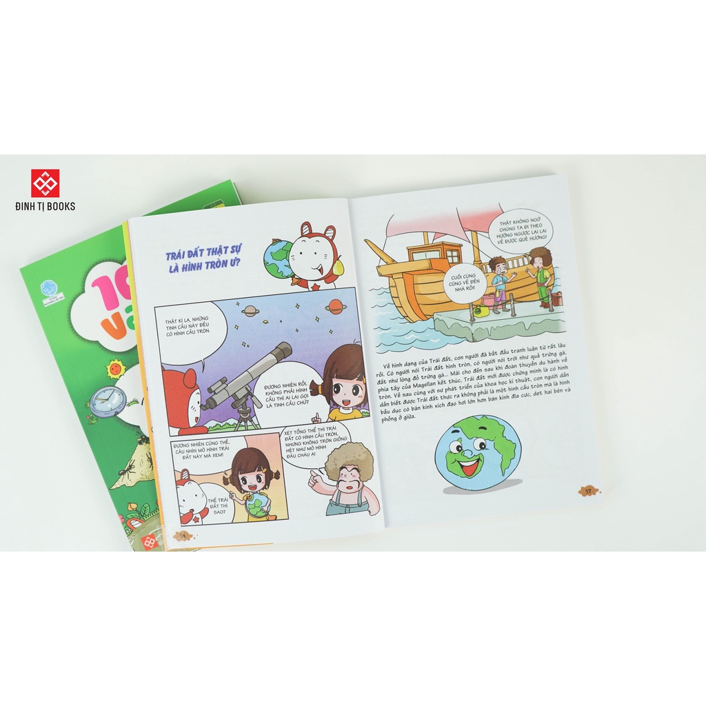 Ảnh Sách - 10 vạn câu hỏi vì sao - Truyện tranh khoa học cho trẻ từ 6 - 15 tuổi - Nhiều chủ đề - Đinh Tị Books 4