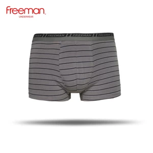 Quần lót boxer nam Freeman thiết kế sọc trẻ trung, chất liệu cotton thấm hút mồ hôi tốt BO507