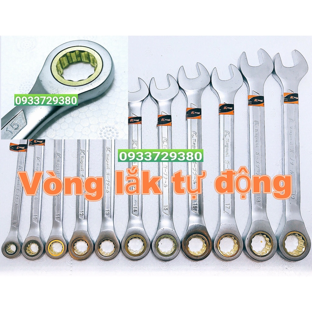 Cờ Lê Vòng Miệng Lắc Tự Động Từ 8-19MM Chính Hãng Kapusi | Shopee Việt Nam