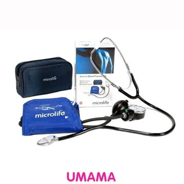 (Bảo hành 5 năm] Máy và bộ dụng cụ đo huyết áp cơ MICROLIFE AG1-20 chất lượng cao - Thương hiệu Thụy Sỹ - UMAMA - UMA