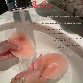 Áo dán silicon nâng ngực tạo khe siêu mềm cài trước C500 (kèm dây trong) BC_CHIC LINGERIE
