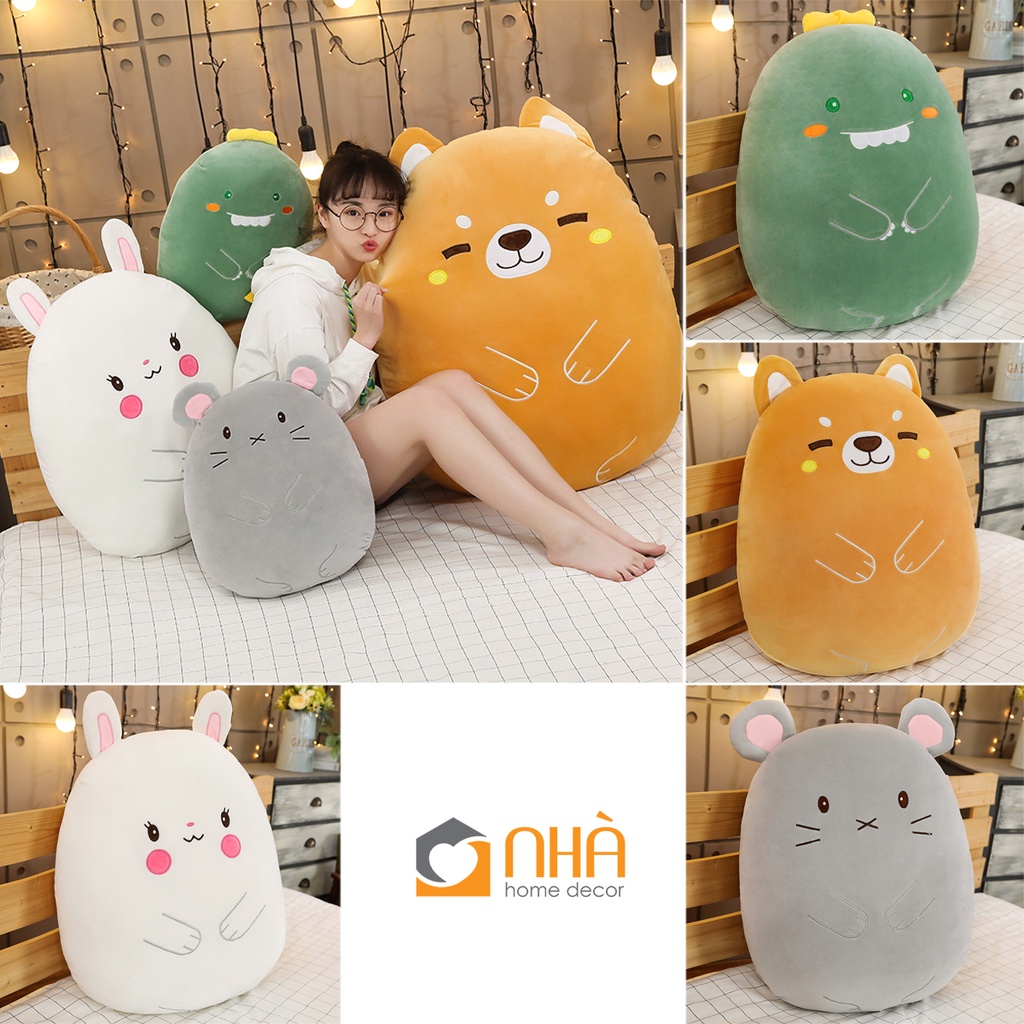 Gấu Bông Gối Ôm Búp Bê Chuột Thỏ Gấu Vàng PA9551
