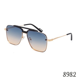 Kính mát nam nữ 8982chống UV400, thiết kế mắt vuông dễ đeo, màu sắc thời trang