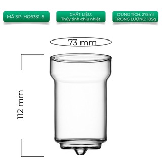 Volcano Phễu thủy tinh lọc cà phê phụ kiện Cold drip Tiamo HG6331