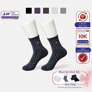 Combo 5 đôi Tất Nữ cổ trung hoạ tiết chấm bi T&T SOCKS & HOSIERY - NU 550