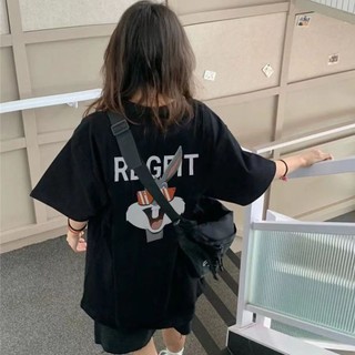 Áo thun nam nữ dáng rộng in hình thỏ siêu dễ thương form cực đẹp